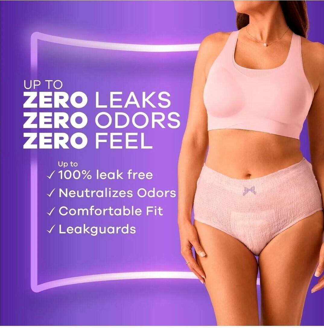 84 Count Always Discreet Incontinence Underwear for Women Small/Medium Maximum
