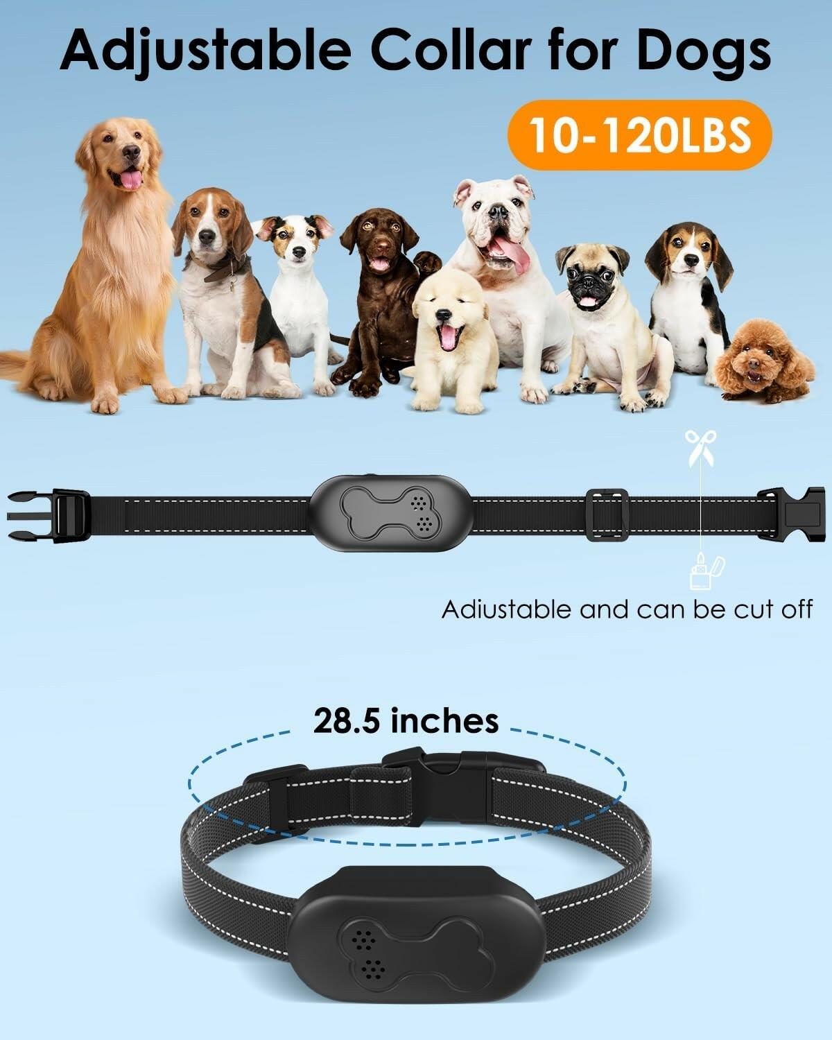 Dog Shock Collar with Remote Control - Shock Collar for Dogs IPX7 Waterproof Dog