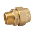 HomeFlex 11-436-010 1-Inch Brass Corrugated Stainless Steel Tubing x MIPT Male