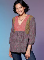 McCall Patterns Misses V Square-Neck Top/Tunic and Dresses