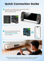 Wireless Phone Controller for iPhone/Android with Hall Joystick, Moblie