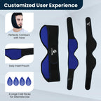 4 Ct Fittest Pro Wisdom Teeth Ice Pack Head Wrap Jaw Ice Pack for Face Oral