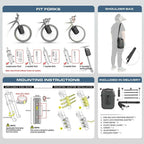 Rhinowalk Bike Front Fork Bag Waterproof Bike Pannier Bag Saddle Bag Shoulder