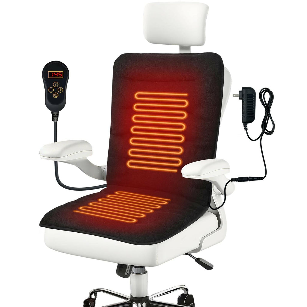 SoliSnug Heated Seat Cushion for Office Chair, Thick Heated Chair Pad, Auto Shut