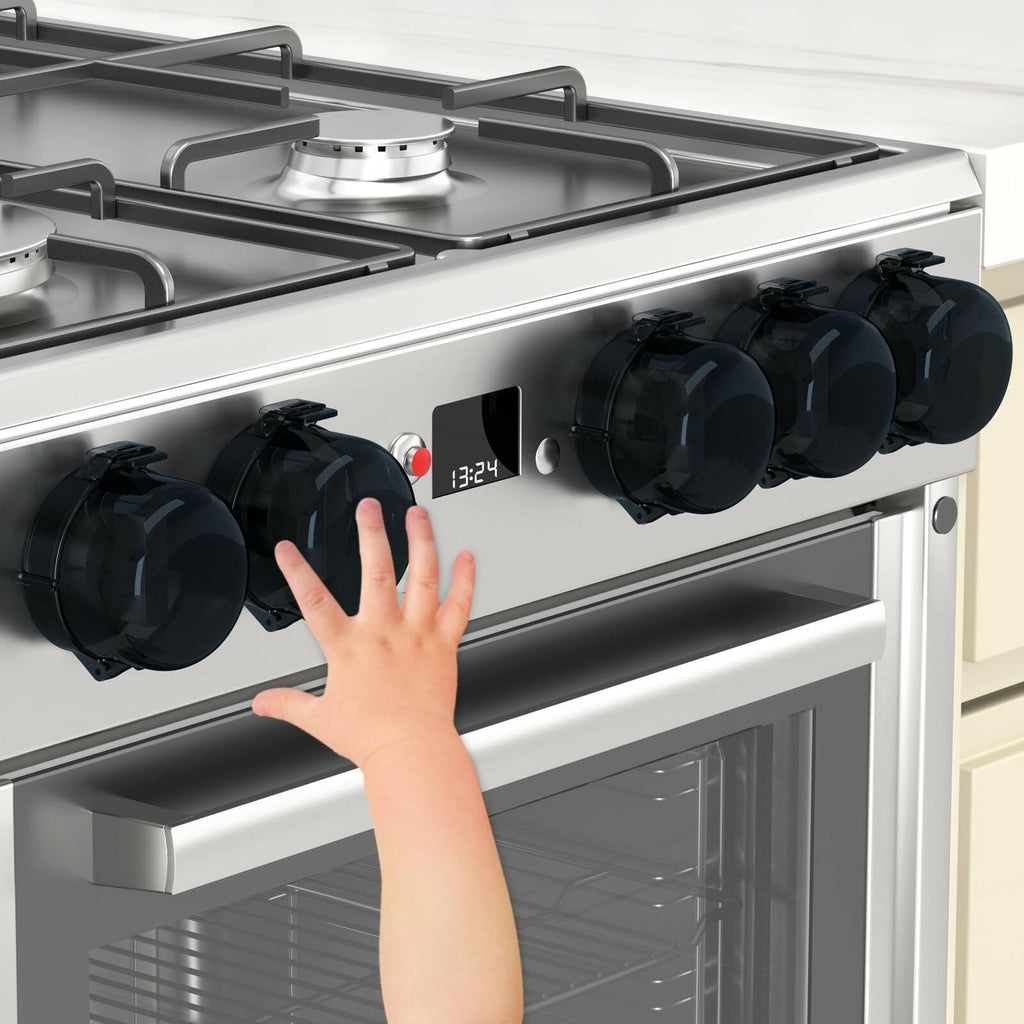 Stove Knob Covers for Child Safety AOSITE Upgraded Gas Knob Covers for Kids