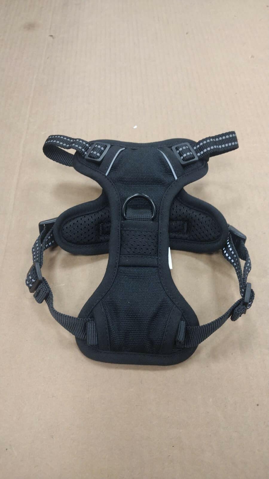 Size XS rabbitgoo Dog Harness No Pull Small Dogs 2 Leash Clips Black