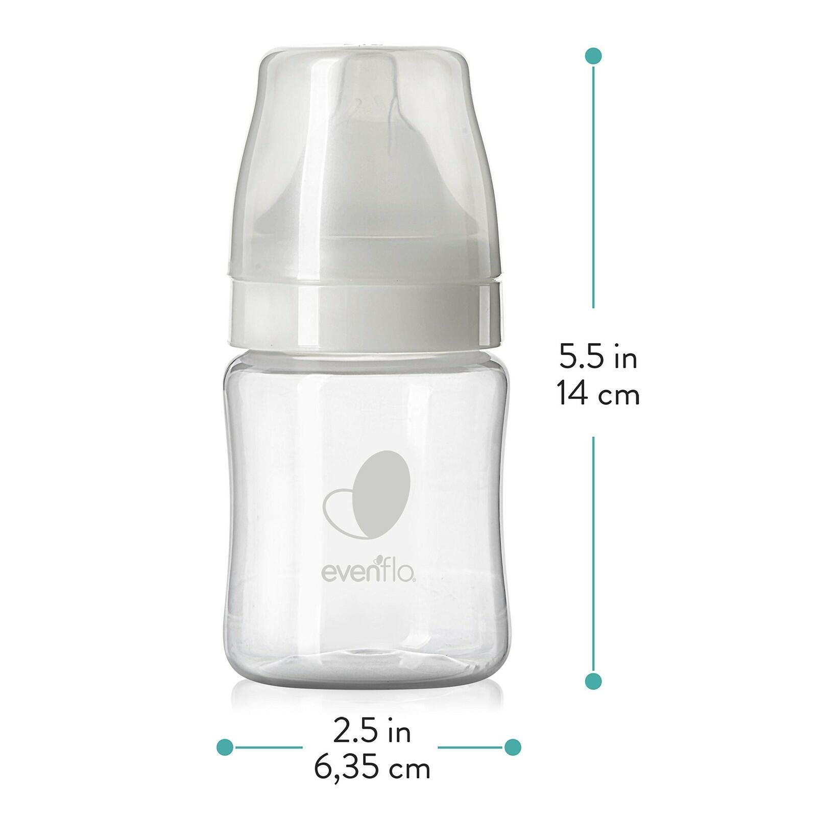 6 PACK Evenflo Feeding Premium Proflo Venting Balance Plus Wide Neck Baby,