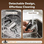Milk Frother and Steamer, Detachable Electric Milk Frother, 30.44Oz./900ML