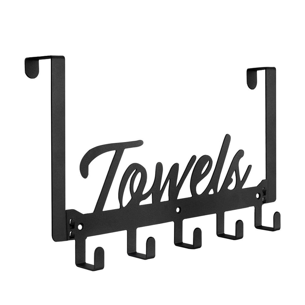 Azmoncy Over The Door Hooks, Towel Rack Towel Hooks for Bathroom, Towel Holder