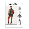 McCall's M8484A Misses' Pajamas Top, Shorts, and Pants Sewing Pattern Packet,