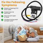 2026 Upgrade W11307244 W10682535 W11253733 Washer Lid Lock Switch Replacement