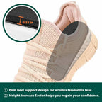 Dr. Shoesert Height Increase Insoles for Men and Women Wool Felt Gel Heel (1.0'