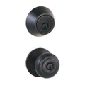 Hartford Aged Bronze Keyed Alike Knob Combo Pack with Single Cylinder Deadbolt