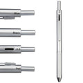 DUNBONG 4 in 1 Multicolor pen, Metal Cased Multifunction Pen, 0.5mm Mechanical