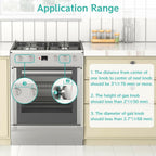 Stove Knob Covers for Child Safety AOSITE Upgraded Gas Knob Covers for Kids