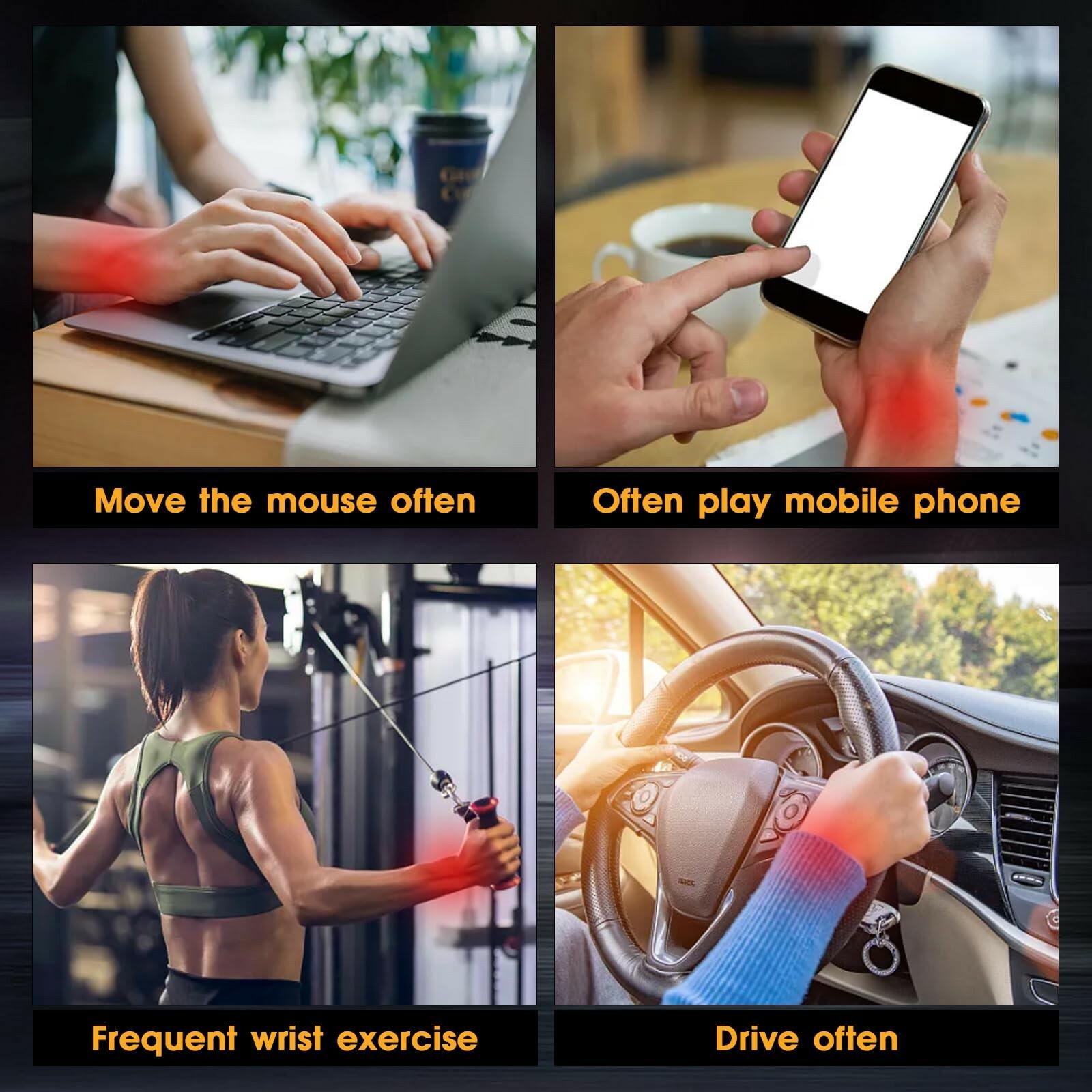 JIN BD Wrist Trainer Ball Auto-Start Gyroscopic Forearm Exerciser Gyro Ball for
