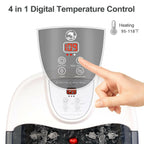 ECARBME Foot Spa Bath Massager with Heat, Foot Bath with 22 Massage Rollers,