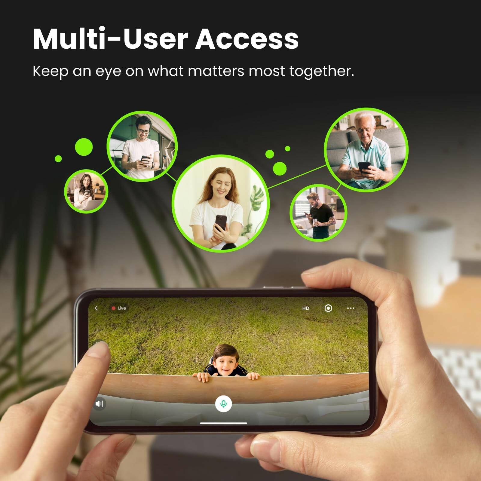 Kiwibit Security Cameras Wireless Outdoor, 2K Outside Camera for Home Security,
