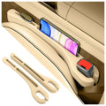 SSNNUU 2PCS Car Seat Gap Filler Organizer with Phone Holder,[Upgrade Version]