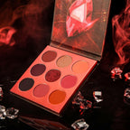 docolor Eyeshadow Palette 9Colors Red Eyeshadow Gemstone Shadow Palettes Highly