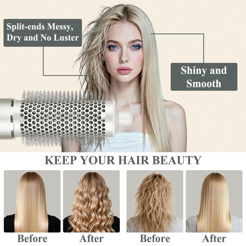 AFDD Round Brush Attachment for Shark FlexStyle Accessories, Normal Round