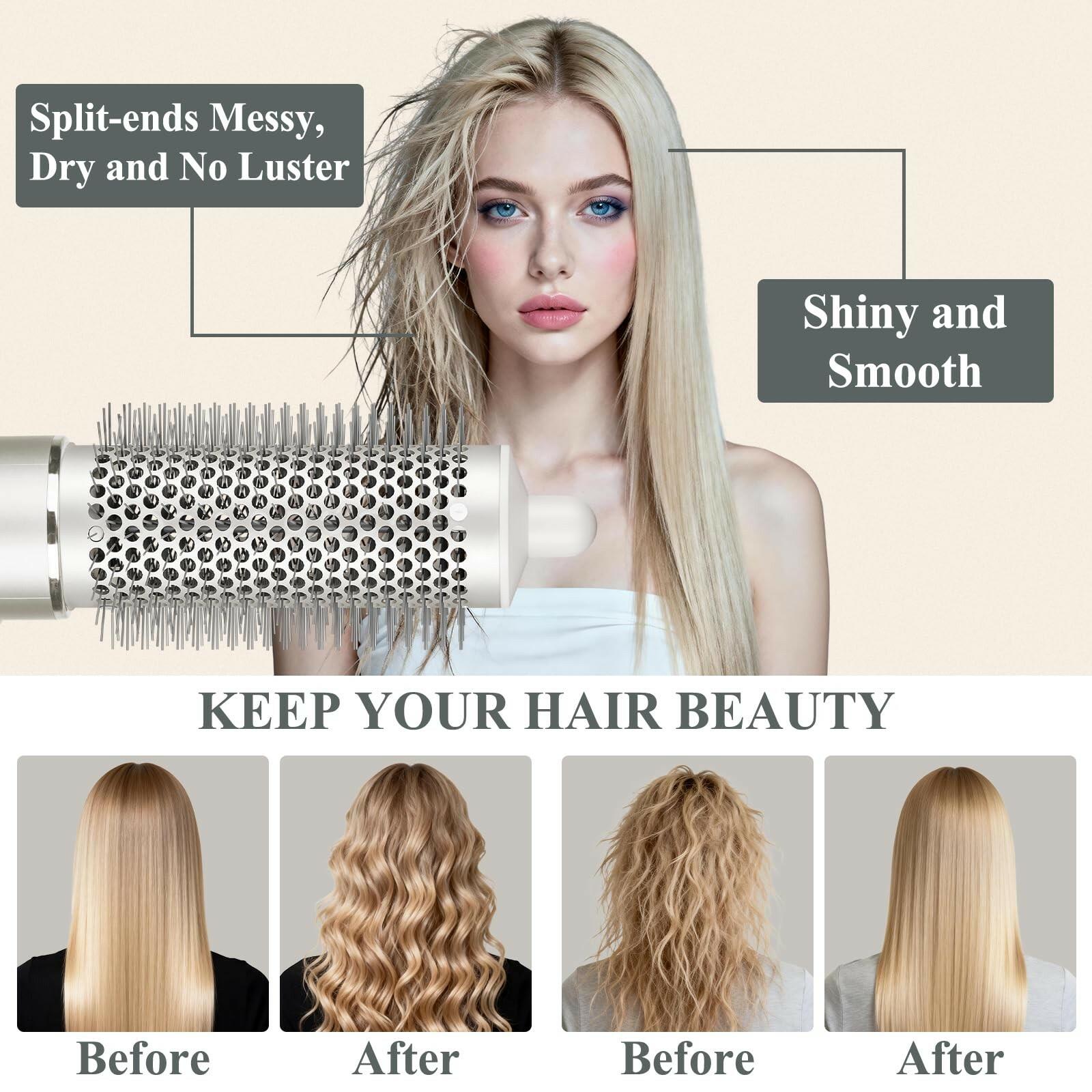 AFDD Round Brush Attachment for Shark FlexStyle Accessories, Normal Round