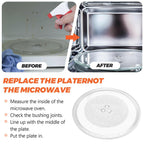 12.75" Microwave Glass Turntable Fit for GE, LG, Kenmore, Sears Microwave Glass