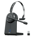 LEVN Wireless Headset 5.2, Wireless Headset with Mic for Work with(Noise