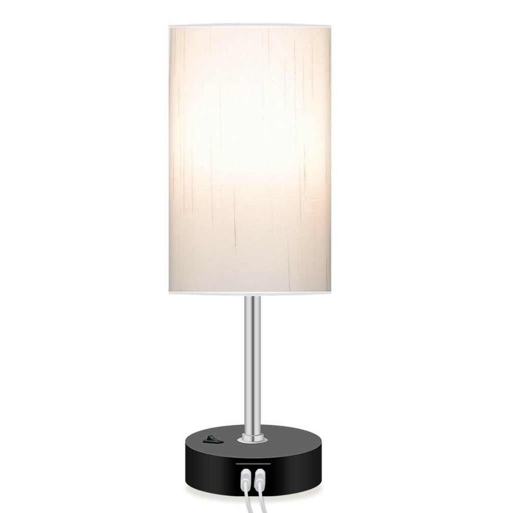 Bedroom Lamp with Smart RGB LED Bulb, Multicolor Changing Table Lamp for Bedroom