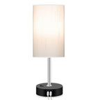 Bedroom Lamp with Smart RGB LED Bulb, Multicolor Changing Table Lamp for Bedroom