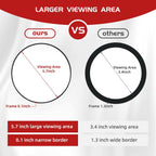 Jadazror Round 30X Magnifying Mirror, 6inch Magnified Mirror with 3 Suction Cups