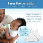 Dr. Brown's Anti-Colic Options+ Wide-Neck Baby Bottle Designer Edition Bottles,
