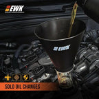 EWK Oil Funnel Threaded Engine Oil Fill Funnel, Secure No-Leak Design for Toyota