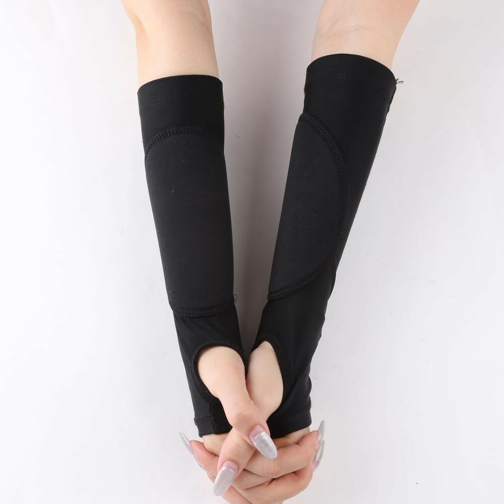 JBM 1 Pair Volleyball Arm Sleeves with Protection Pads and Thumb Hole Padded