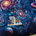 lneffble Twin Size Galaxy Comforter Set for Kids，Outer Space Themed Twin Bedding