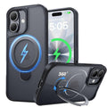 Xitufine Compatible with iPhone 17 Case, with 360° Magnetic Stand [Compatible