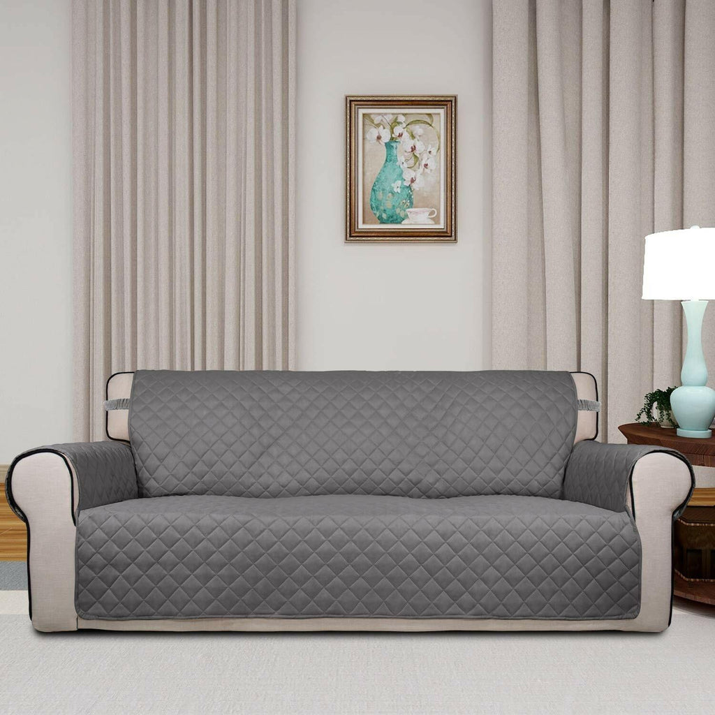 PureFit Reversible Quilted Sofa Cover, Water Resistant Slipcover Furniture