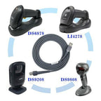 5 Pack VOTTAN Barcode Scanner USB Cable LS2208/A LI2208 LS4278 STB4278 LI4278