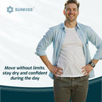 28 Ct SUNKISS Medium Incontinence Underwear for Men,Daytime Disposable Adult