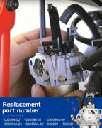 ANODZU 030594A 592929 Carburetor Kit, Fit for Troy Bilt 6250 8500 W Generator