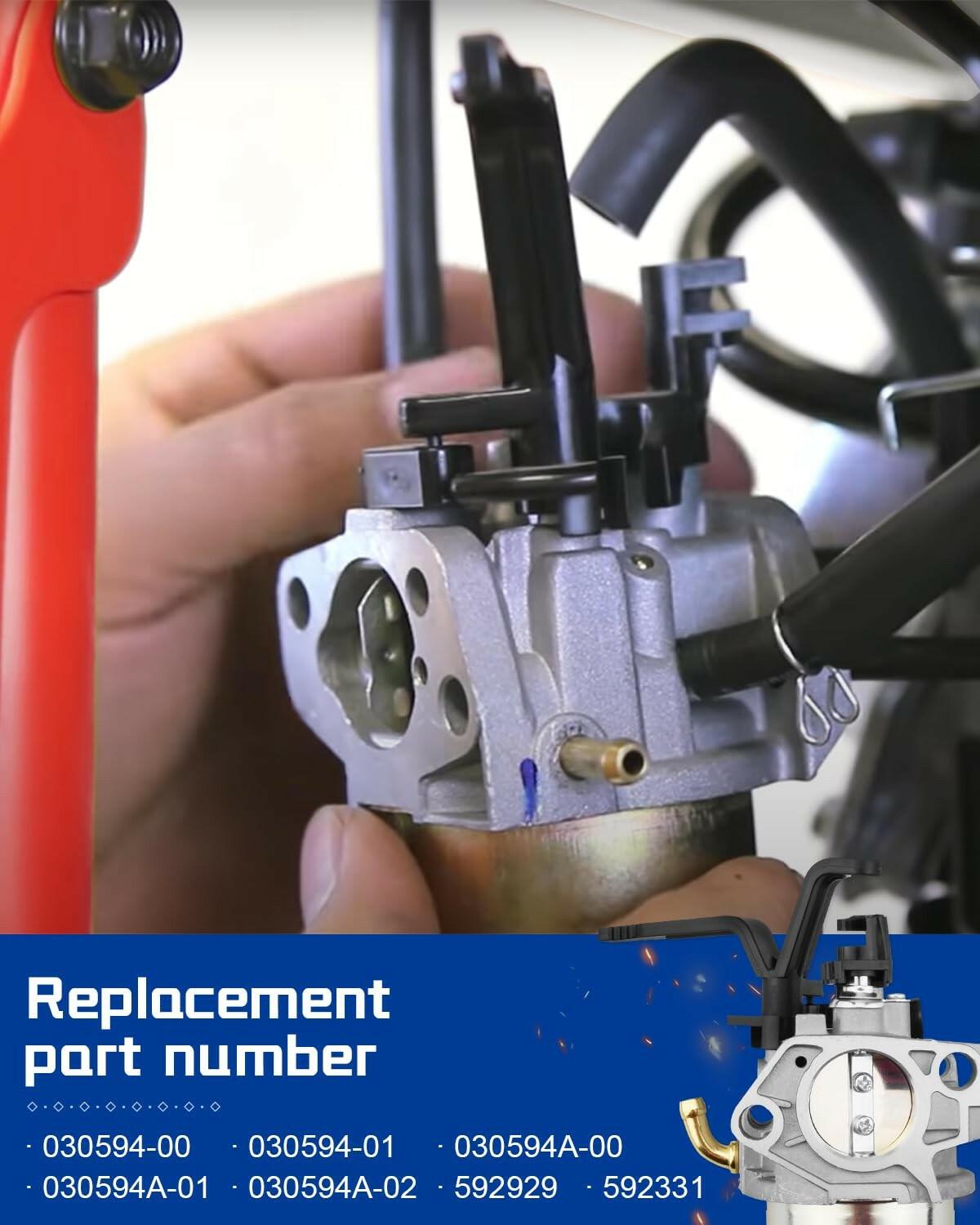 ANODZU 030594A 592929 Carburetor Kit, Fit for Troy Bilt 6250 8500 W Generator