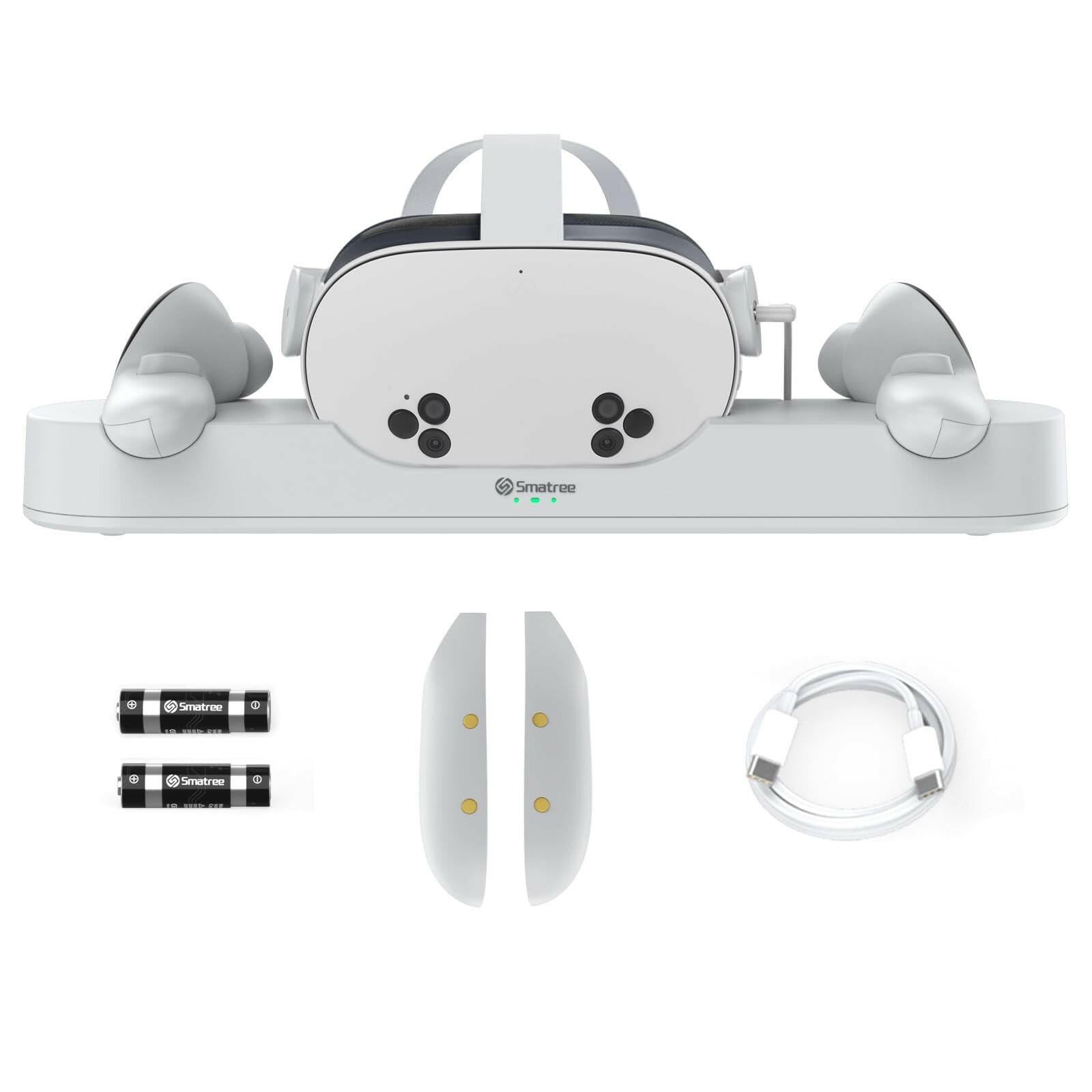 Smatree Charging Dock Compatible for Meta Quest 3S/Quest 3,Charge Controllers