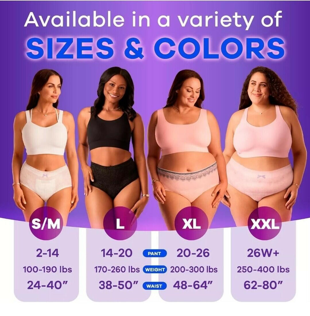 84 Count Always Discreet Incontinence Underwear for Women Small/Medium Maximum