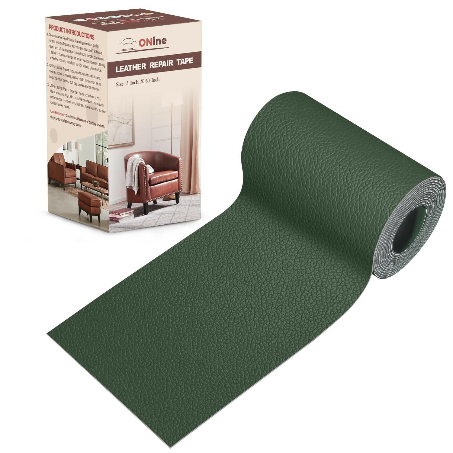ONine Leather Repair Patch，Leather Repair Tape, 3 x 60 inches Leather Repair