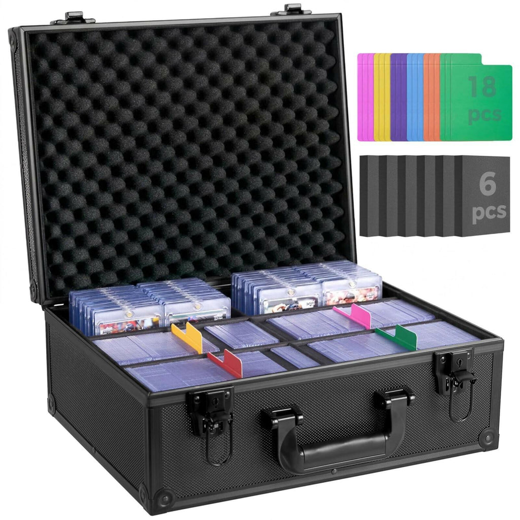 OEODAJ Top Loader Storage Box, Trading Card Case for 3x4 Sports Cards