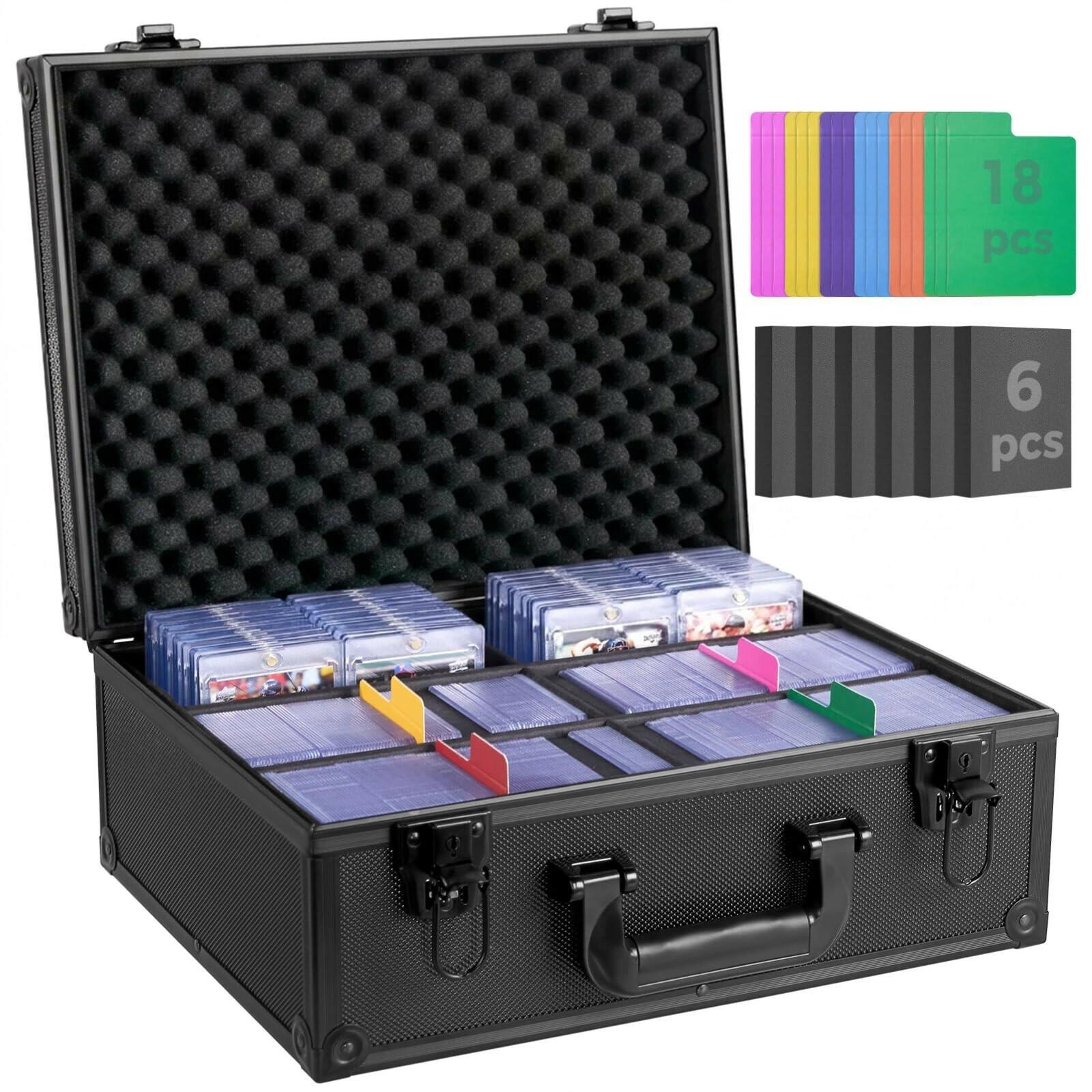 OEODAJ Top Loader Storage Box, Trading Card Case for 3x4 Sports Cards