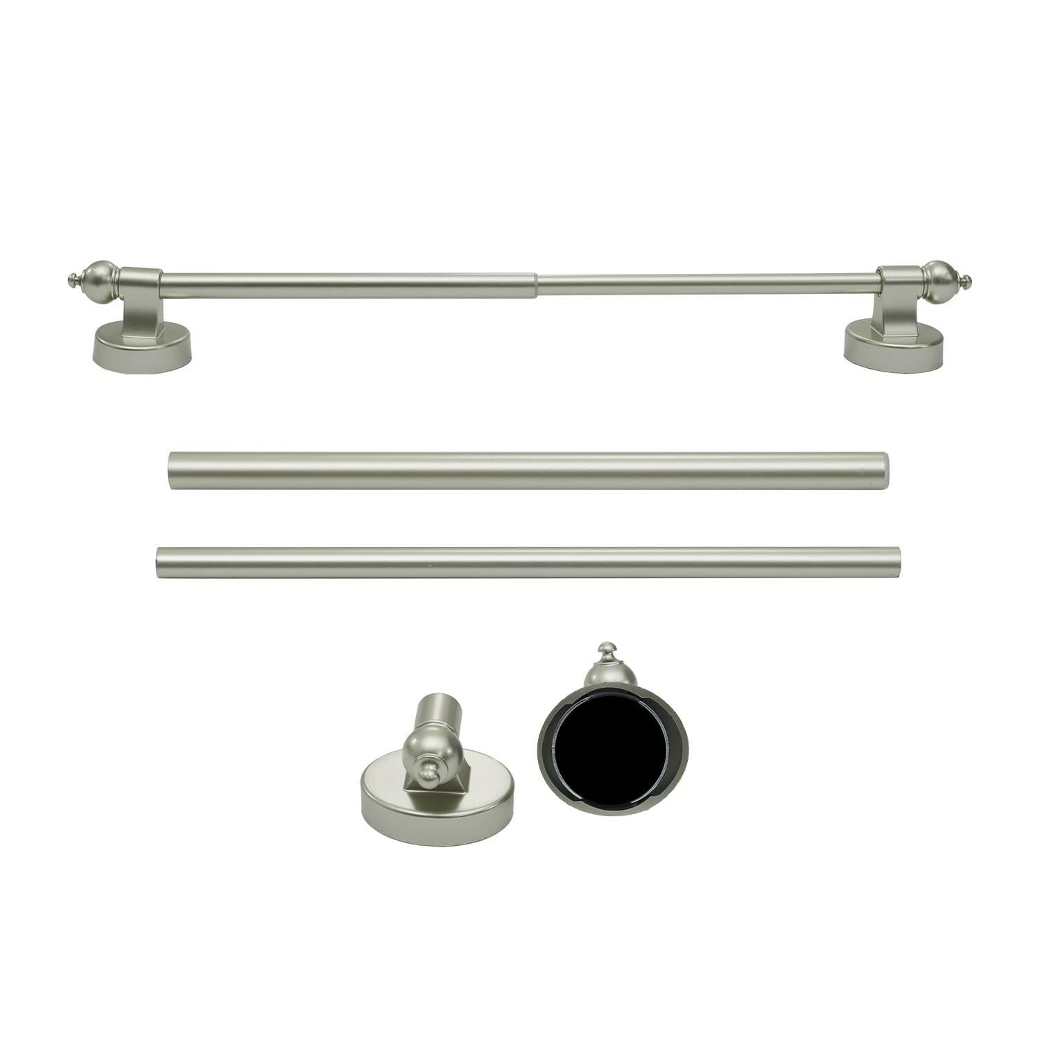 WL.Rocaille Magnetic Curtain Rods for Metal Doors and Window, Multi-Use