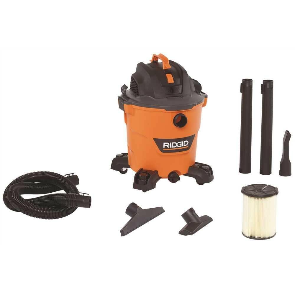 RIDGID Canister Vacuum Cleaner Long-lasting Motor