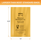 12 Rolls, 180 Count Neater Pets Neater Scooper Bags XL Size Extra-Capacity Waste