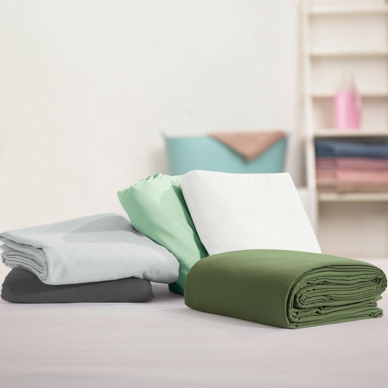 HOMBYS Oversized King Duvet Cover 120 x120 Inch, Ultra Soft Microfiber Olive